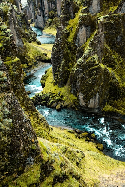 Imagen del hermoso paisaje de Islandia