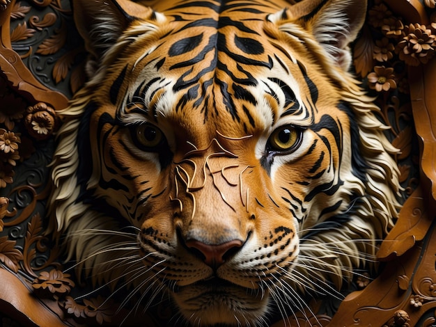 imagen hiperrealista hd tigre imagen hd papel tapiz de animales