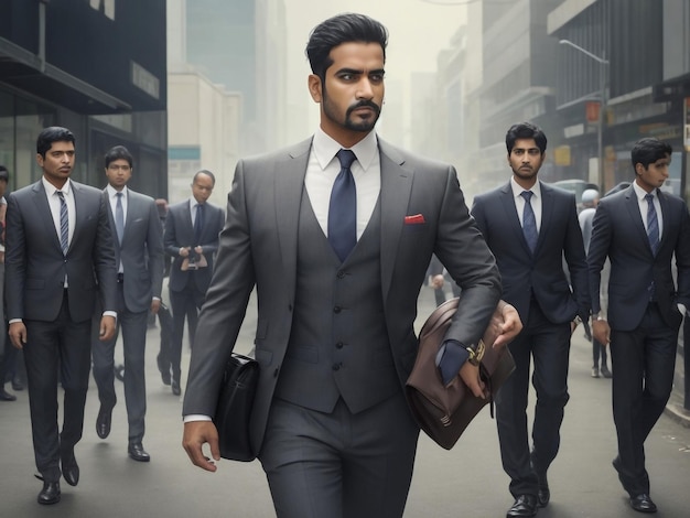 imagen de hombres de negocios indios