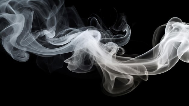 Foto una imagen de humo que proviene del humo.