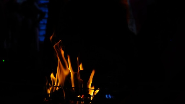 Imagen del icono de fuego pulsada por la cámara