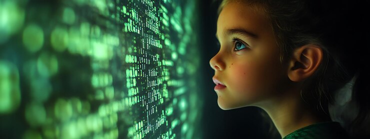Foto imagen inclusiva de un estudiante negro de una escuela de informática que estudia en una computadora aprendiendo código digital en línea
