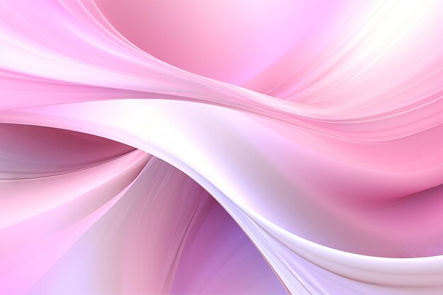 Imagen con una interacción de vibrantes colores rosados claros y curvas abstractas que forman un fondo dinámico y llamativo