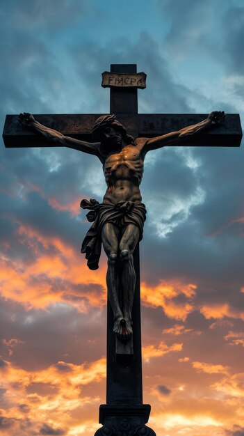 La imagen de Jesús en la cruz del Viernes Santo