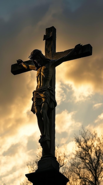 La imagen de Jesús en la cruz del Viernes Santo