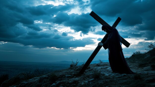 La imagen de Jesús en la cruz del Viernes Santo