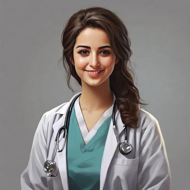 Imagen de una joven doctora