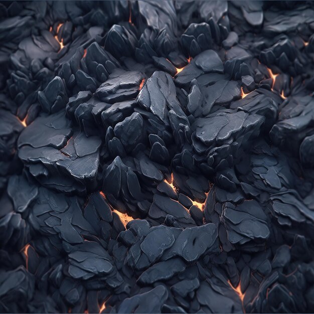 Foto una imagen de una lava negra con las palabras fuego en ella