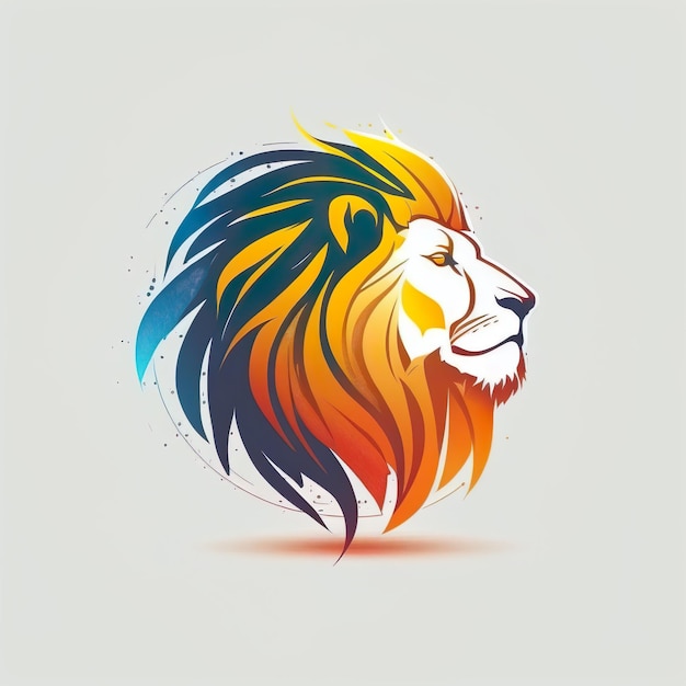 una imagen de un león con una melena de pelo
