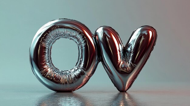 imagen líquida fuente 3D amor