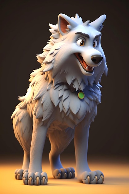 Foto imagen de un lobo