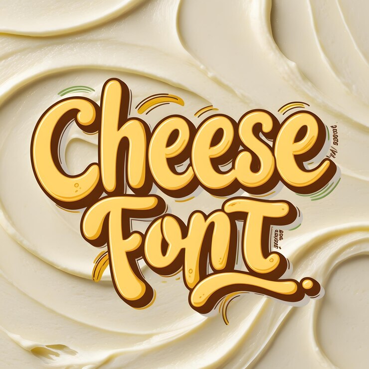 Foto una imagen de un logotipo para la fuente de queso