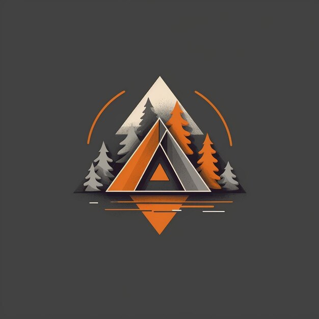 una imagen de un logotipo de montaña