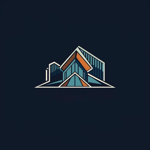 Foto imagen del logotipo de severo para el constructivismo abstracto de sevlik con paisaje urbano y elegancia arquitectónica