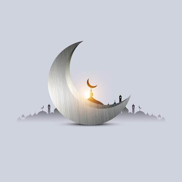 una imagen de una luna y un edificio con una luna en el fondo