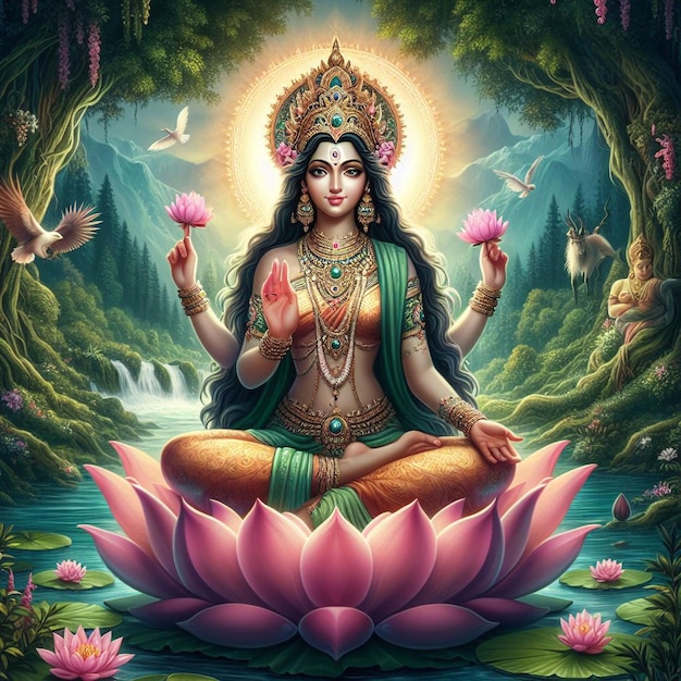 La imagen de Maa Devi Parvati