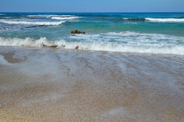 Imagen del mar con horizonte