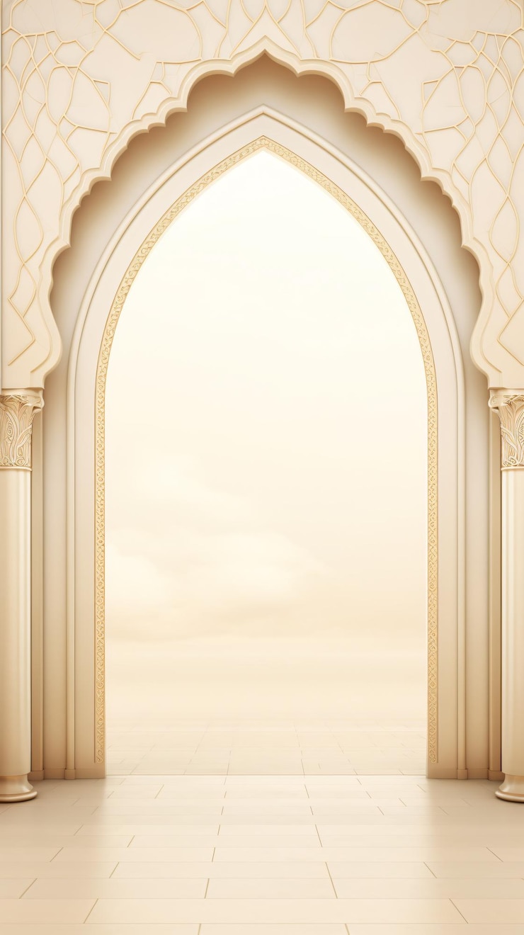 Imagen del marco de fondo del estandarte de diseño de Ramadán