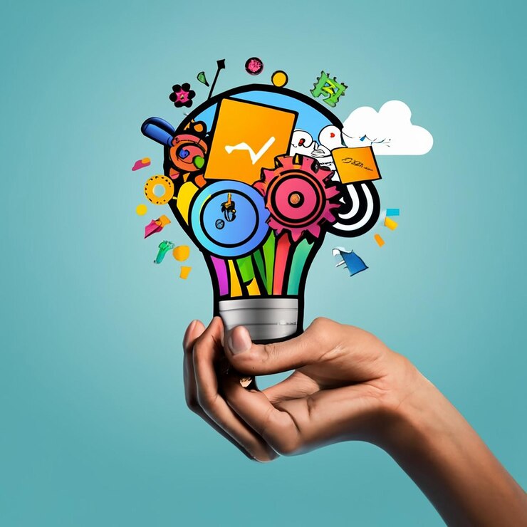 Imagen de marketing póster de marketing en las redes sociales