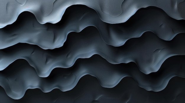 Una imagen monocromática que muestra el intrincado patrón de las olas del océano