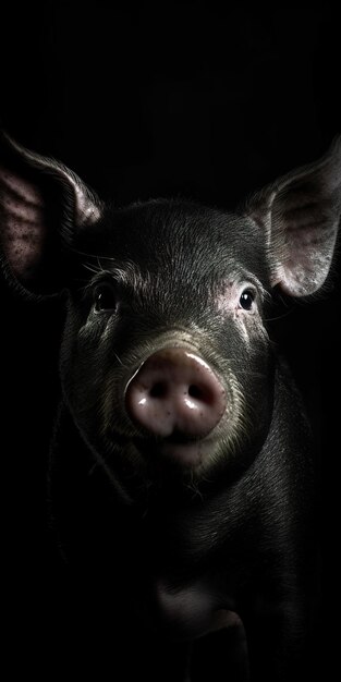 Foto en esta imagen se muestra un cerdo.