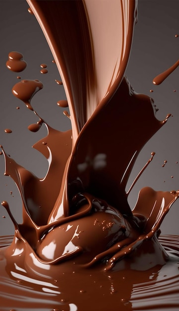 En esta imagen se muestra una fuente de chocolate.