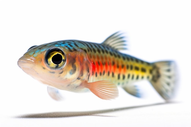 En la imagen se muestra un pez de colores.