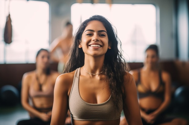 Imagen de una mujer disfrutando del ejercicio