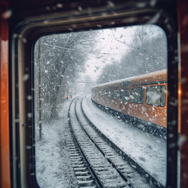 Foto imagen de las nevadas