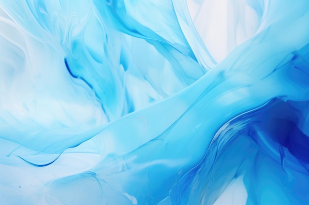 Una imagen nítida con una vista detallada de un fondo azul y blanco que muestra colores vibrantes en primer plano Saturado fondo azul abstracto AI Generado AI Generado