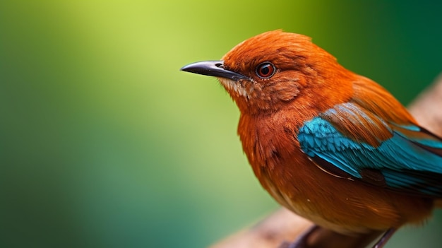 Foto imagen del pájaro azul