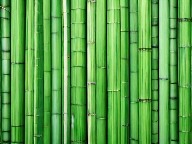 Foto imagen de papel tapiz de textura de bambú verde en la pared pantalla completa