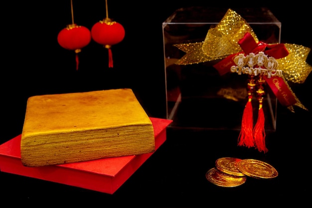 Imagen del pastel de Spiku en la temporada del Año Nuevo Chino
