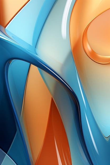 imagen de un patrón con colores al estilo renderizado en cinema4d