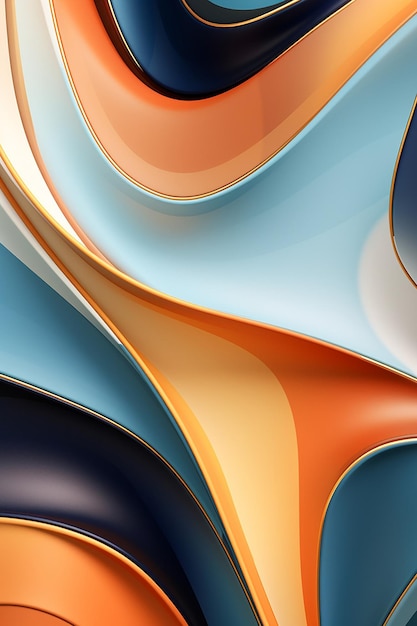 imagen de un patrón con colores al estilo renderizado en cinema4d