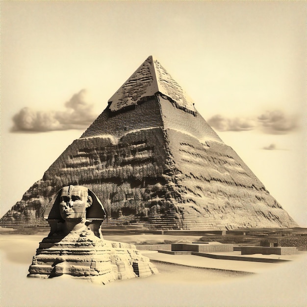 Una imagen de una pirámide con la palabra quot dios quot en ella