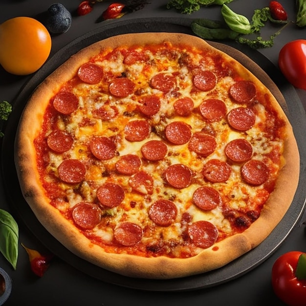 Imagen de pizza Ai para diseño