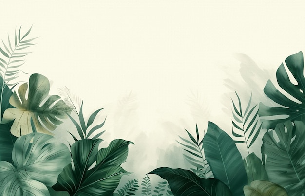 una imagen de una planta con hojas verdes y un lugar para el texto