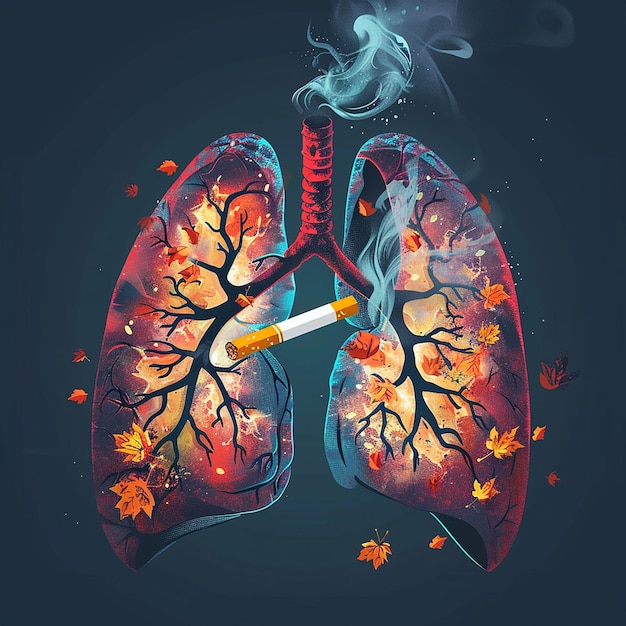 una imagen de un pulmón con la palabra pulmones escrita en él