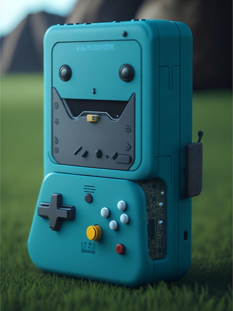 Foto una imagen realista de un gameboy antropomorfo