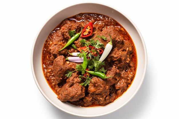 una imagen de rendang