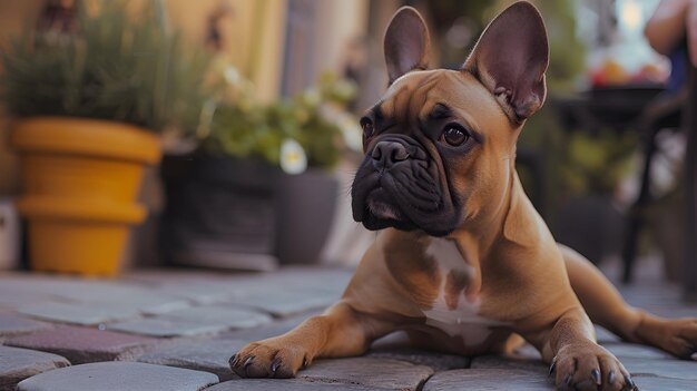 una imagen de retrato cinematográfico y dramático para el perro