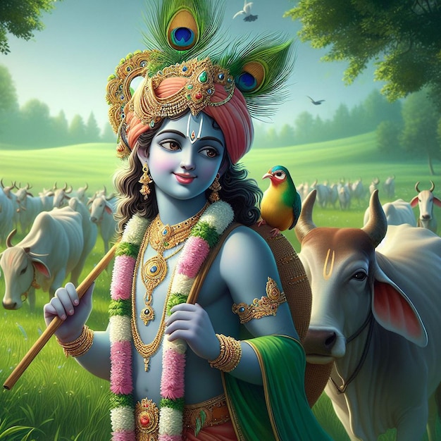 La imagen del Señor Shree Krishna