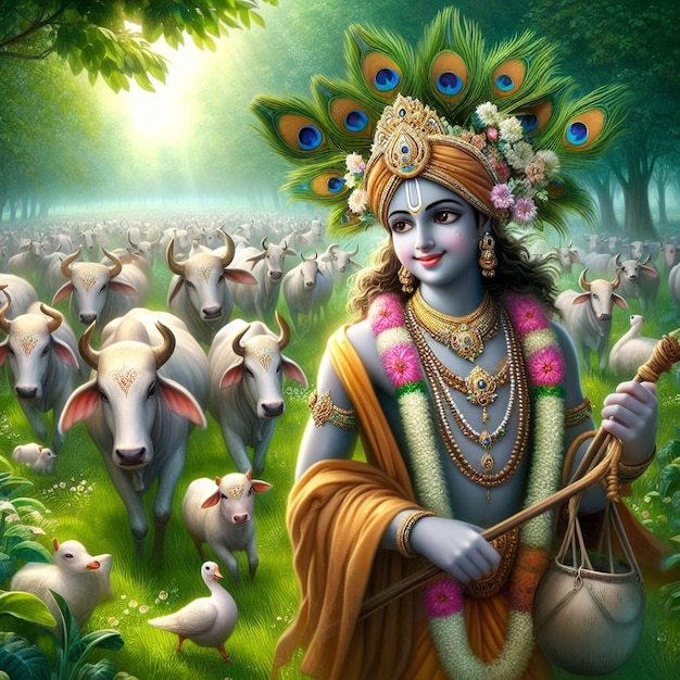 La imagen del Señor Shree Krishna