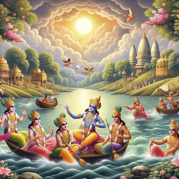 La imagen del Señor Shri Krishna