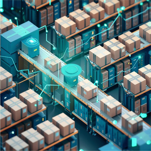 Una imagen de un sistema de gestión de inventarios que se integra con las bases de datos de proveedores