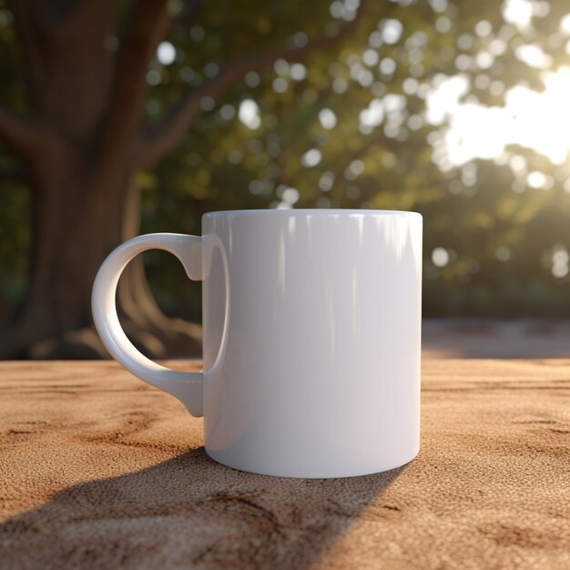 Foto imagen de una taza de café con leche sobre un fondo neutro