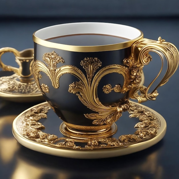 imagen de taza de café de lujo generada por ai