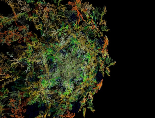 Imagen de textura fractal exuberante imaginario resumen de antecedentes