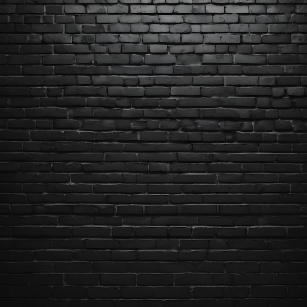 imagen de la textura de la pared de ladrillo negro